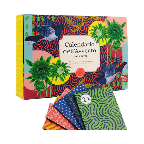 Calendario dell'Avvento con i semi di ortaggi, erbe e fiori Calendario dell'Avvento con i semi di ortaggi, erbe e fiori