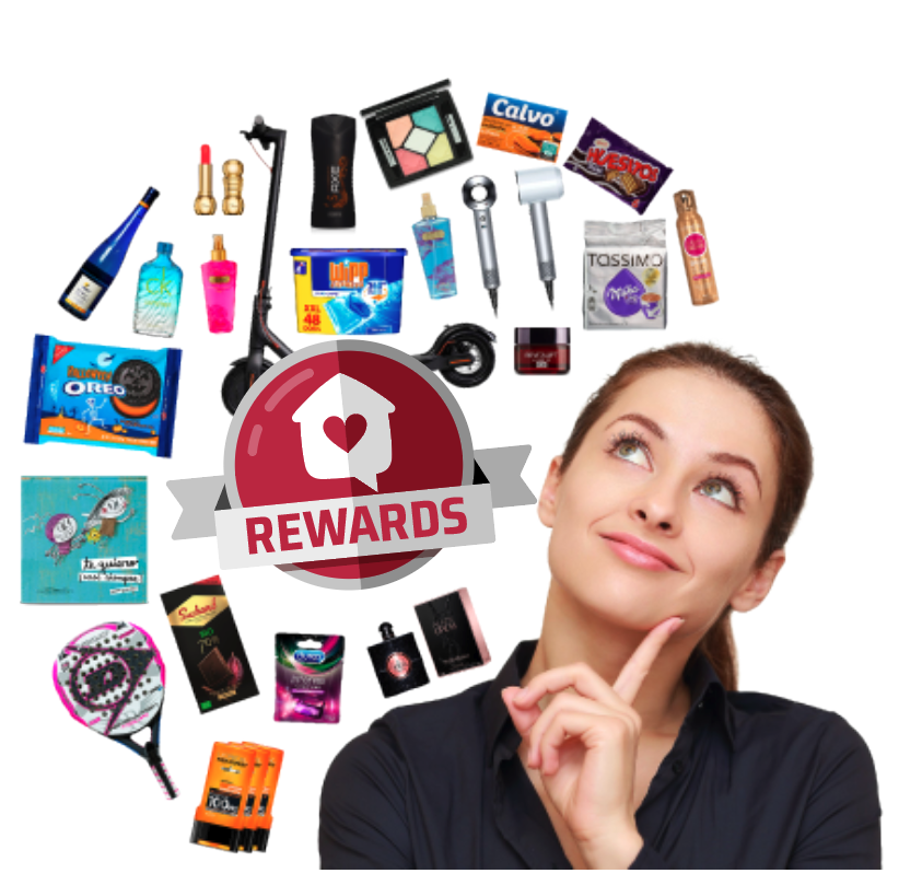 Gagnez des cadeaux, de l'argent et des produits avec Vosechantillons Rewards.