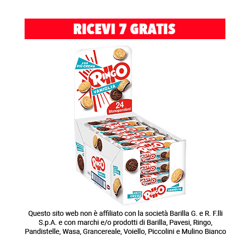 Ringo Pavesi, biscotti con crema alla vaniglia