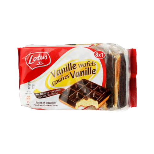 Lotus Vanille Wafels met Chocolade