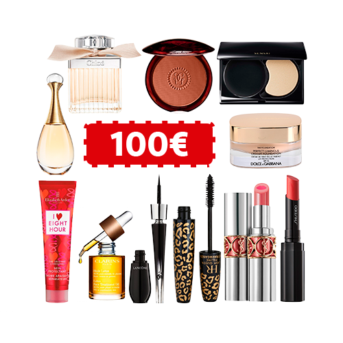 Cadeaubon van 100€ in Premium schoonheidsproducten