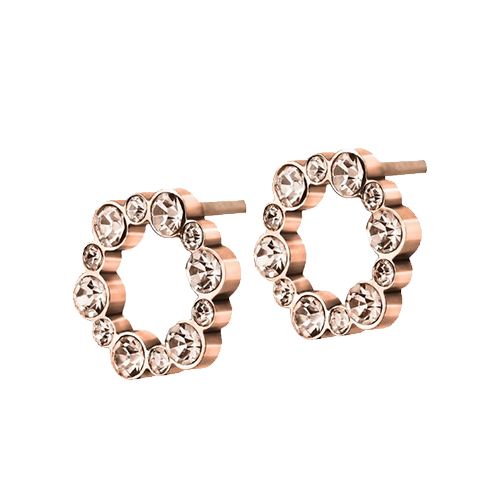Norah Studs Rose Gold
